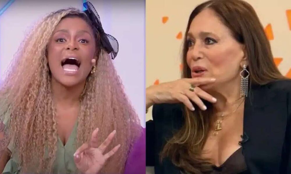 Cariúcha e Susana Vieira se encontraram nos bastidores de gravação de&nbsp;comercial