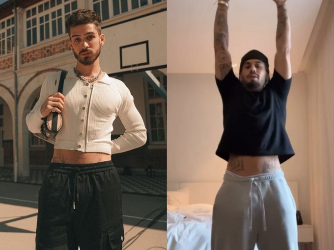 Zé Felipe compra roupas curtas e diz que ficou parecido com seu irmão, o João&nbsp;Guilherme