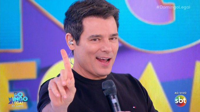 Celso Portiolli reage após alcançar primeiro lugar no&nbsp;ibope