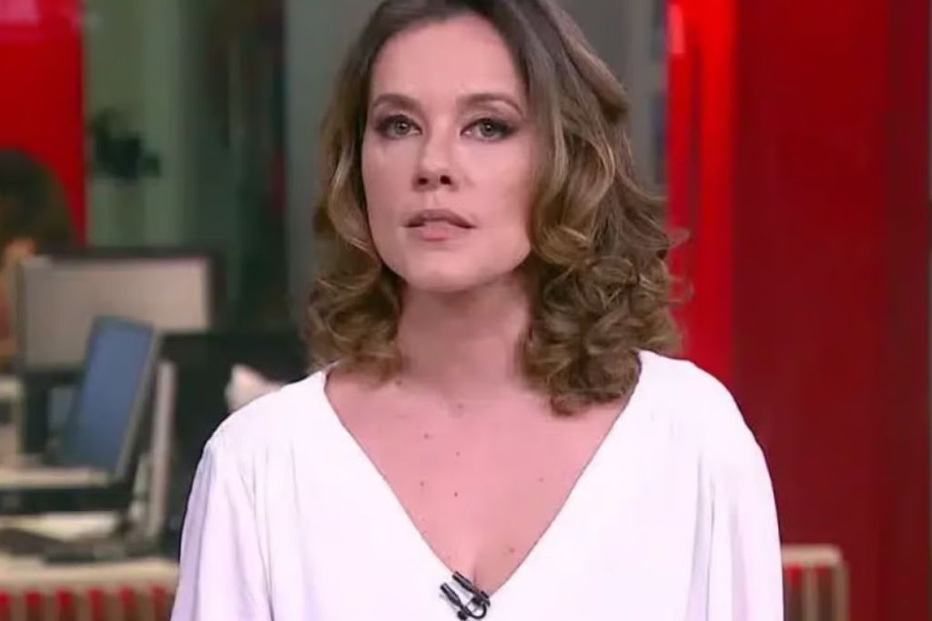 Natuza, nova apresentadora da Edição das 18h se emociona com despedida de César&nbsp;Tralli