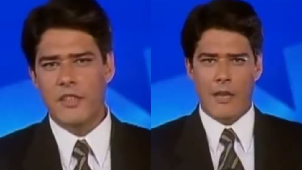 Veja como foi a primeira vez em que o William Bonner apresentou o JN como titular da&nbsp;bancada