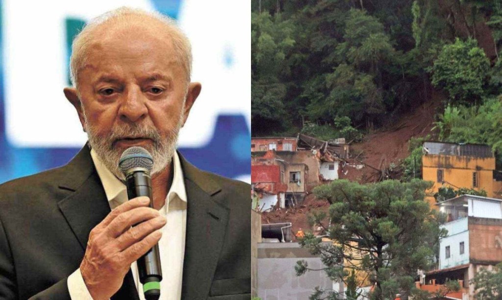 Lula visita cidade mineira duramente atingida pelas fortes&nbsp;chuvas