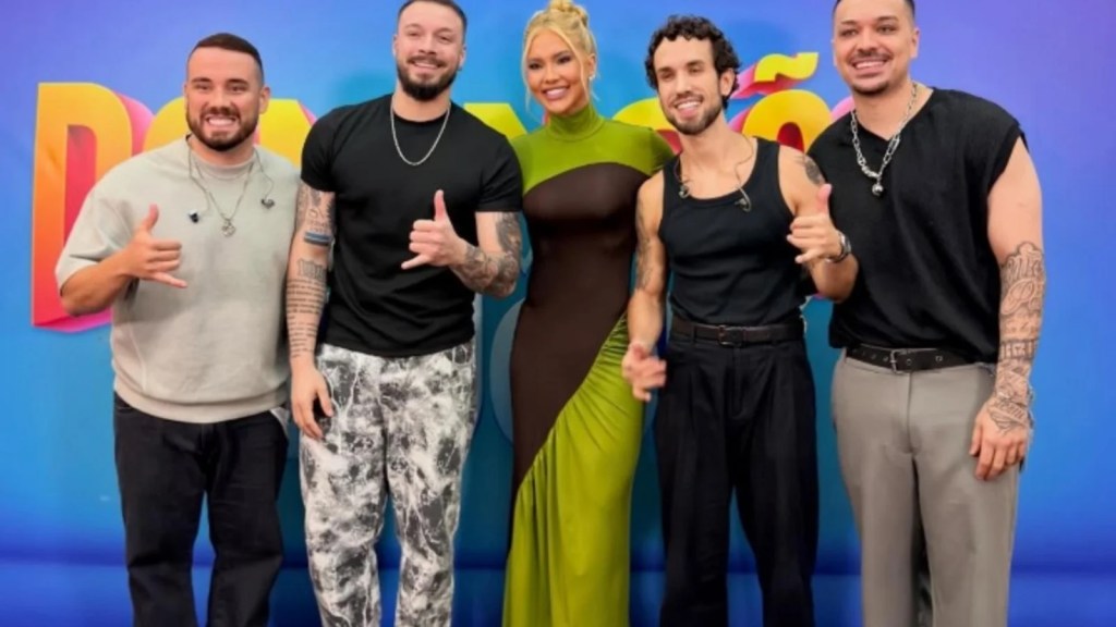 Vocalista do Grupo Chocolate reage sua participação no Domingão: “Não tem&nbsp;palavras”