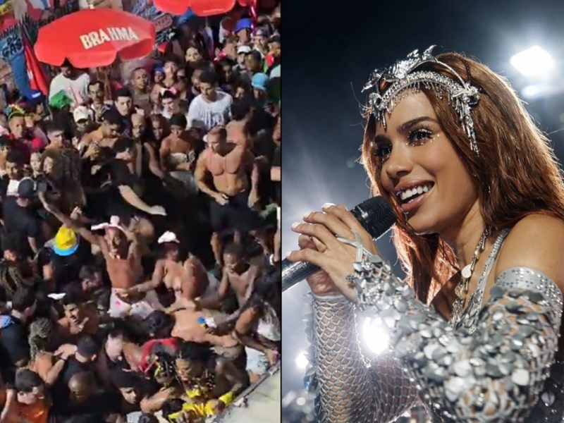 Dançarino desabafa sobre sufoco durante trio de Anitta: “Acaba com essa&nbsp;pipoca”