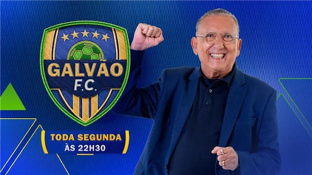 SBT anuncia estreia do programa de Galvão Bueno, intitulado Galvão Futebol Clube 