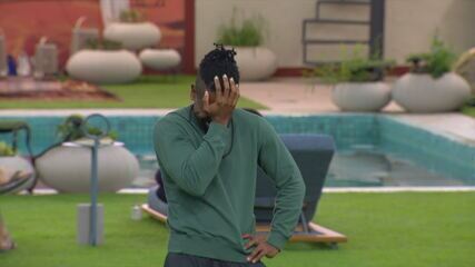 Leandro Boneco chora depois de voltar do Paredão do&nbsp;BBB26