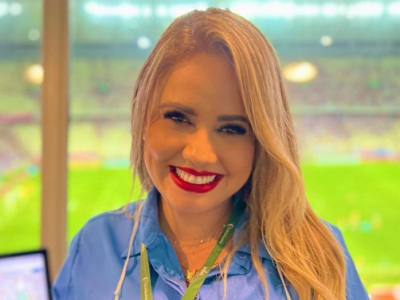 Denise Santiago, a “Gata Show”, enfrenta perrengue durante passeio de&nbsp;férias