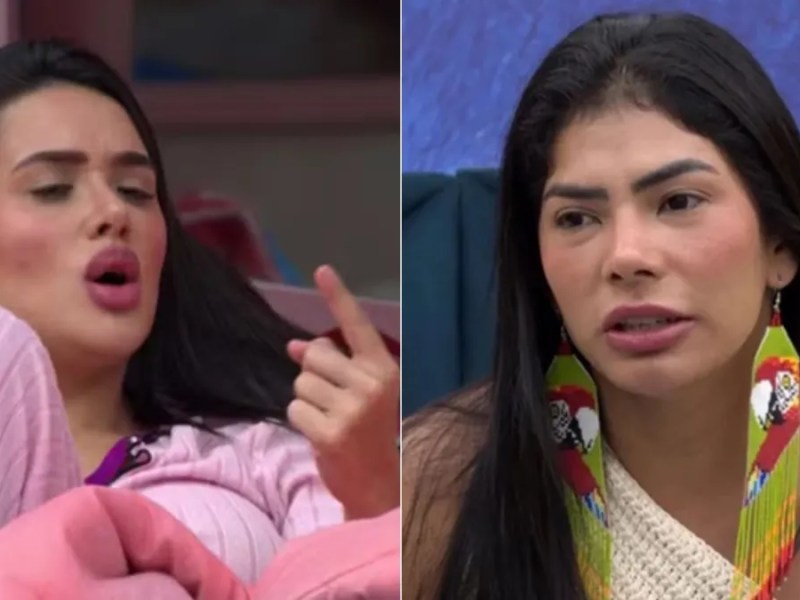 Jordana gera climão durante interação com Marciele, no&nbsp;#ÉDeCasa