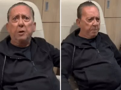 Galvão Bueno grava vídeo em hospital e detalha cirurgia: ‘Placa e parafusos’