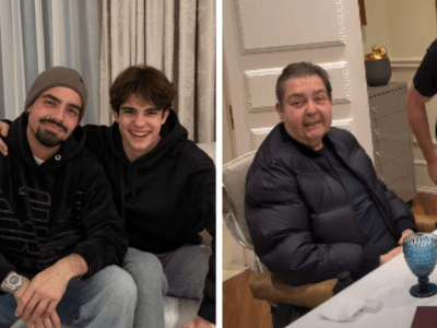 Antes de ser internado, Faustão apareceu em comemoração dos 18 anos do&nbsp;filho