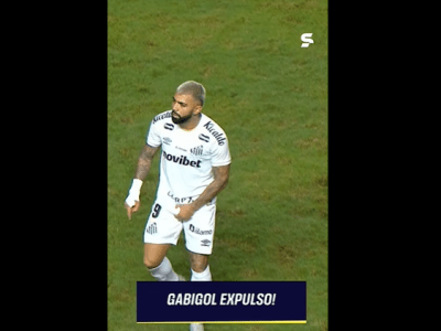 Gabigol é expulso por gesto obsceno em partida pelo&nbsp;Brasileirão