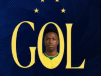 Vini Jr. abriu o placar para seleção em amistoso contra o Panamá | 1 BRA X 0&nbsp;PAN