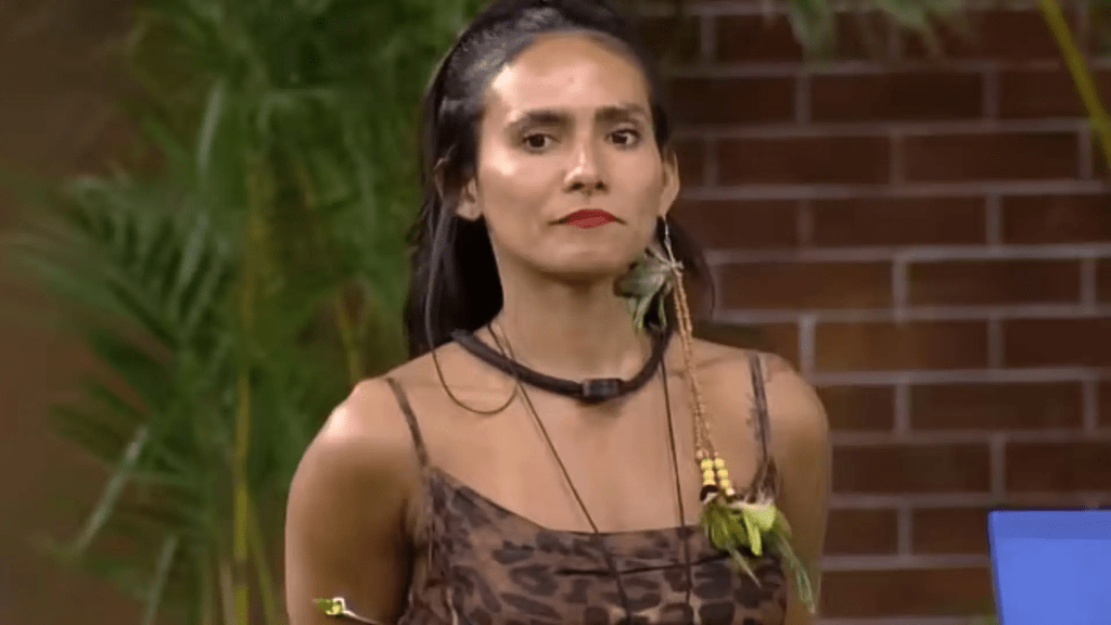 Após Matheus ser vetado por Luiza, a Patroa Morena votou em Mari para o Tá na Reta da&nbsp;#acasadopatrão