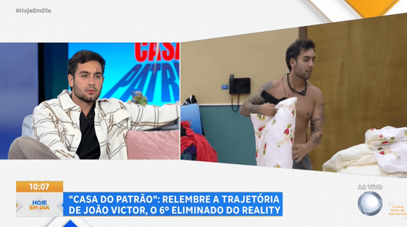 Eliminado da Casa do Patrão, João Victor admite que passou do ponto com Bianca
